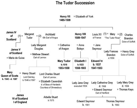 tudor line of succession|tudor succession chart.